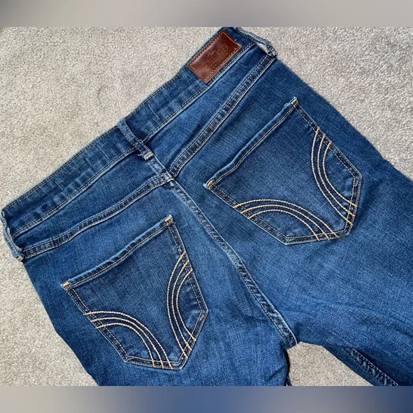 Hollister Dark Wash High Rise Super Skinny Jeans - Picture 4 of 4